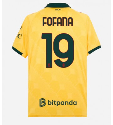 AC Milan Youssouf Fofana #19 Tredjetrøje 2025-26 Kortærmet